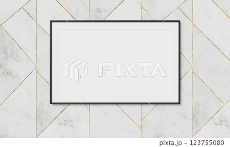 Picture Frame Mock up. 3D Rendering 123755080
