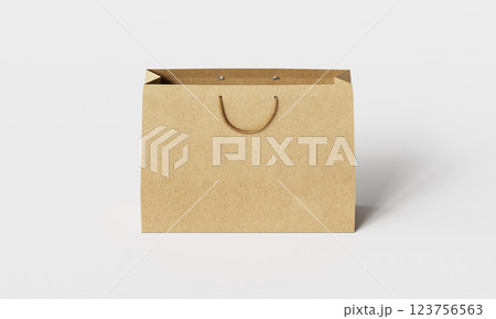 Paper Shopping Bag Mock up. 3D Rendering Paper Shopping Bag Mock up. 3D Rendering 123756563