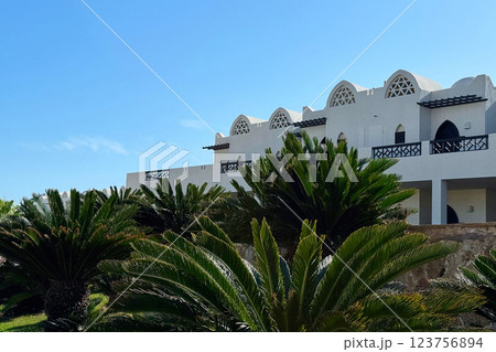 Beautiful view of resort town of Sharm El Sheikh 123756894
