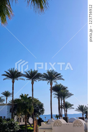 Beautiful view of resort town of Sharm El Sheikh Beautiful view of resort town of Sharm El Sheikh 123756912