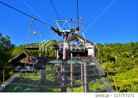北海道 大雪山　黒岳リフト降り場の風景 123757271