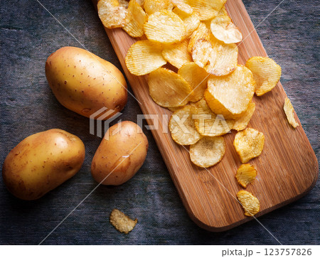 ポテトチップス ポテトチップス 123757826