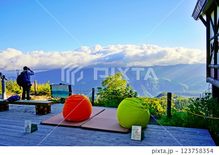 大雪山連峰 黒岳7合目の展望テラス 123758354