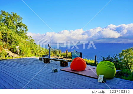 大雪山連峰 黒岳7合目の展望テラス 123758356