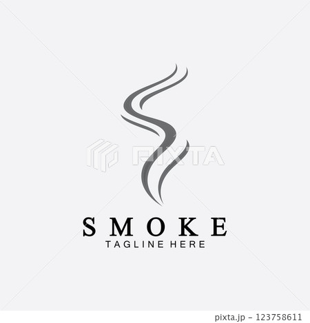 Smoke steam icon logo illustration isolated on white background,Aroma vaporize icons. Smells vector line icon, hot aroma, stink or cooking steam symbols, smelling or vapor Smoke steam icon logo illustration isolated on white background,Aroma vaporize icons. Smells vector line icon, hot aroma, stink or cooking steam symbols, smelling or vapor 123758611