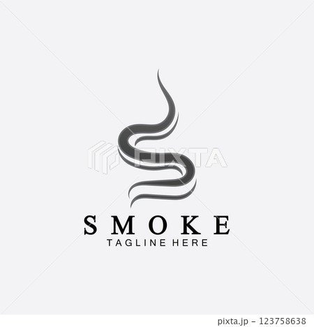 Smoke steam icon logo illustration isolated on white background,Aroma vaporize icons. Smells vector line icon, hot aroma, stink or cooking steam symbols, smelling or vapor Smoke steam icon logo illustration isolated on white background,Aroma vaporize icons. Smells vector line icon, hot aroma, stink or cooking steam symbols, smelling or vapor 123758638