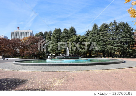 Hibiya Park with Fountain, Bright Yellow Foliage Dec 5 2024 Hibiya Park with Fountain, Bright Yellow Foliage Dec 5 2024 123760195