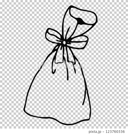 手繪禮品袋 123760336