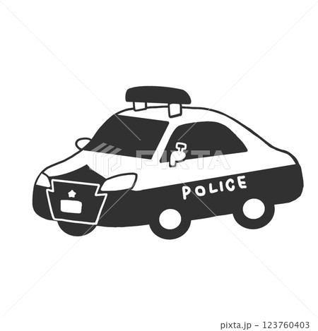 パトカー 123760403
