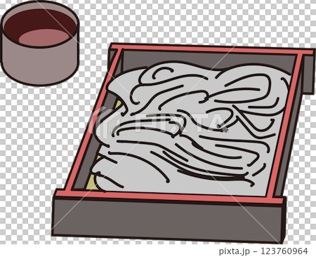 おそば_イラスト 挿絵 おそば_イラスト 挿絵 123760964