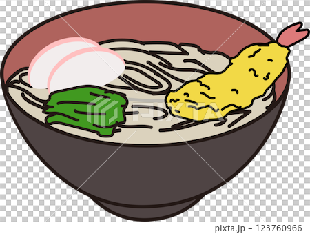 蝦天婦羅蕎麥麵 蝦天婦羅蕎麥麵 123760966