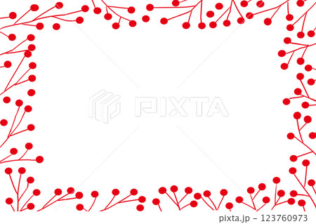 南天の実のカード3 123760973