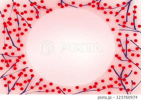 南天の実のカード4 123760974