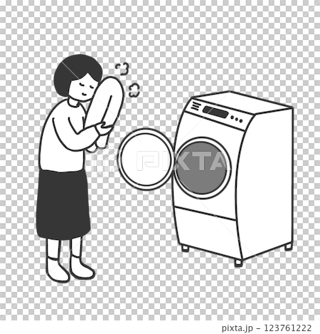 使用烘乾機的人 123761222