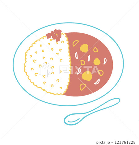 カレーライス カレーライス 123761229