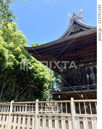 御嶽神社_東京都大田区_浦島太郎の彫刻 123761395