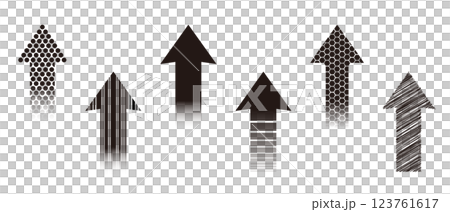 Arrow set of 6 designs Vector Straight lines Arrow set of 6 designs Vector Straight lines 123761617