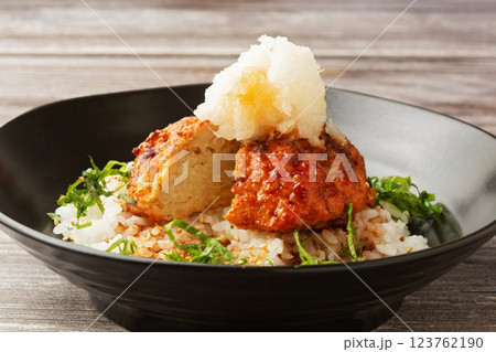 豆腐ハンバーグ丼 123762190