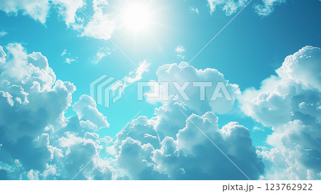 blue sky with white cloud background. white cloud with blue sky background 123762922