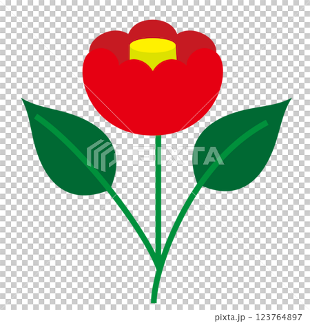 Camellia symbol 123764897