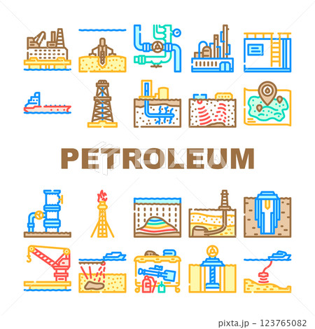 oil industry petroleum energy gas icons set vector oil industry petroleum energy gas icons set vector 123765082
