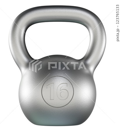 Kettlebell fitness weight, 16 kg heavy cast iron powerlifting equipment 123765133