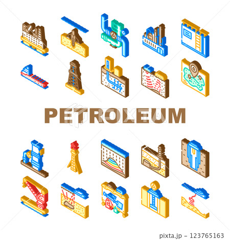 oil industry petroleum energy gas icons set vector oil industry petroleum energy gas icons set vector 123765163
