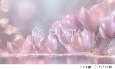 Delicate spring flower tulip for the holidays 123765536
