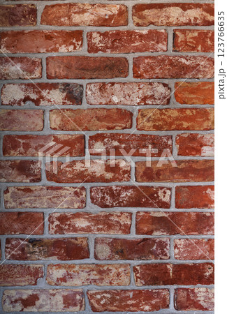 Texture of old brick wall interior shot 123766635