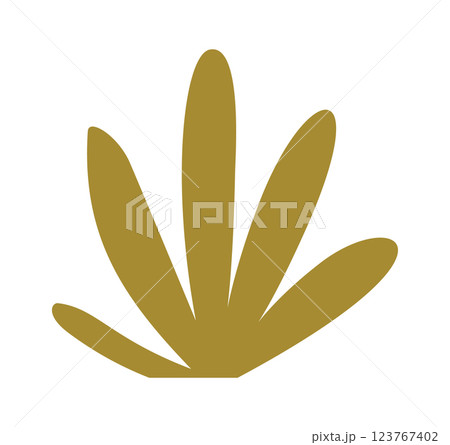 Green grass bush doodle element Green grass bush doodle element 123767402