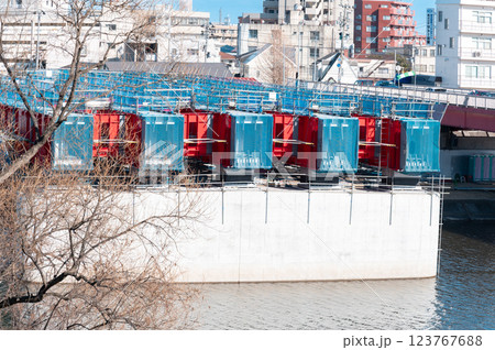 橋梁建設工事 123767688