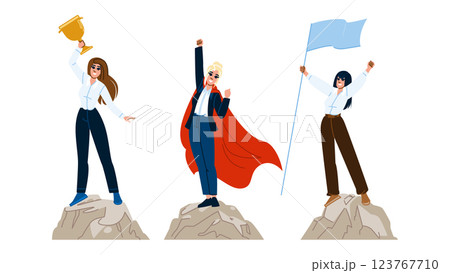 vision leader top woman vector 123767710