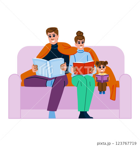 novel reading book couch vector 123767719