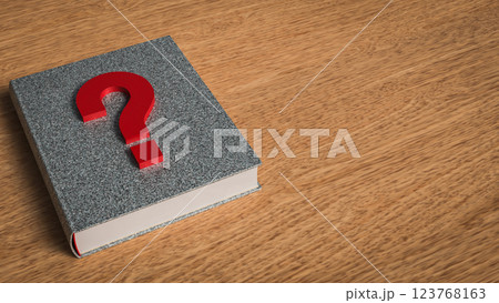 The Question book for Education Concept 3d Rendering. The Question book for Education Concept 3d Rendering. 123768163