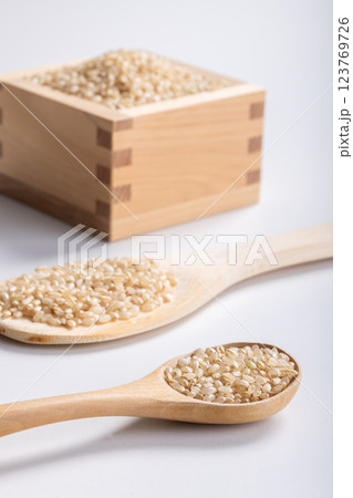 玄米 brown rice 玄米 brown rice 123769726