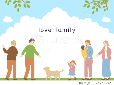 3世代家族 123769952