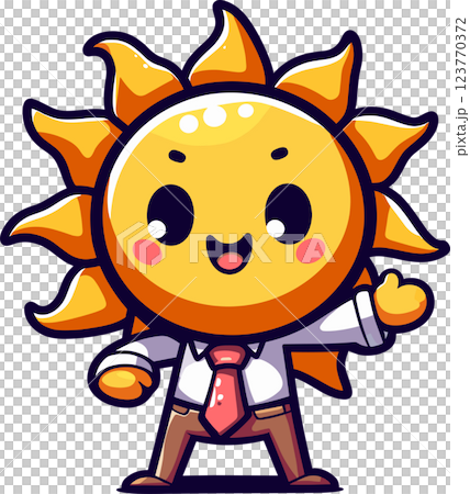 The hot-blooded teacher with a sunny face The hot-blooded teacher with a sunny face 123770372