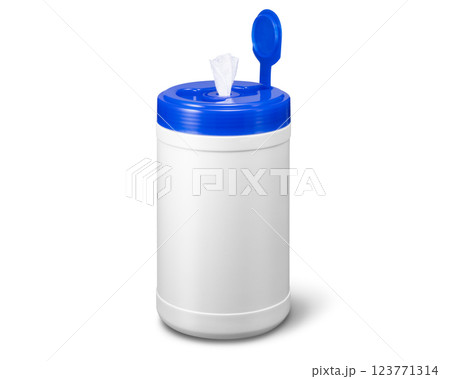 円筒形のボトルに入った、ウエットティッシュ 円筒形のボトルに入った、ウエットティッシュ 123771314
