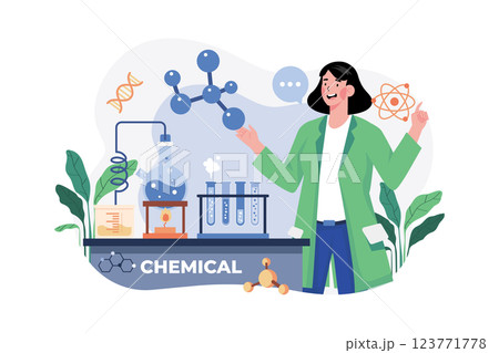 Laboratory Assistant Doing Chemical Tests Laboratory Assistant Doing Chemical Tests 123771778