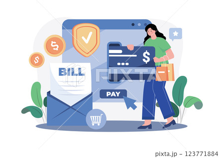 Online Payment Using The Card Online Payment Using The Card 123771884