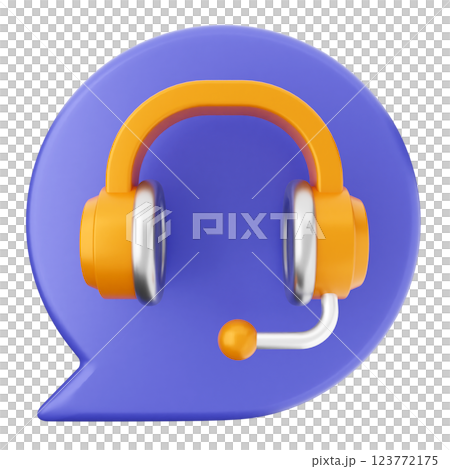 3d helpdesk support center service chat 123772175