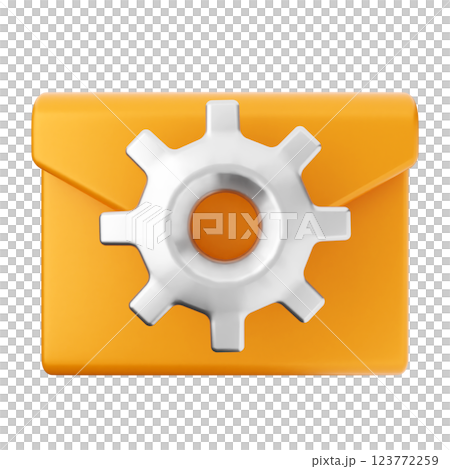 3d mail email message setting gear 3d mail email message setting gear 123772259