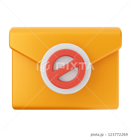 3d mail email message block 123772269