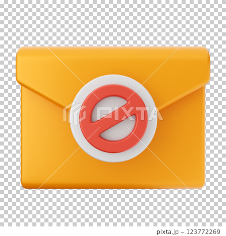 3d mail email message block 123772269