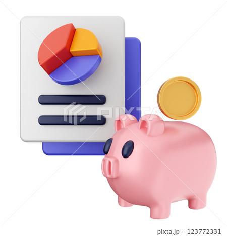 3d finance business piggybank money investment 3d finance business piggybank money investment 123772331