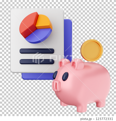 3d finance business piggybank money investment 3d finance business piggybank money investment 123772331
