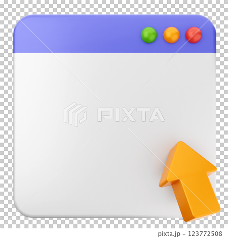 3d website icon blank page click 3d website icon blank page click 123772508