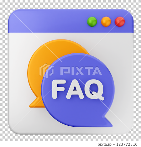 3d website icon faq 3d website icon faq 123772510