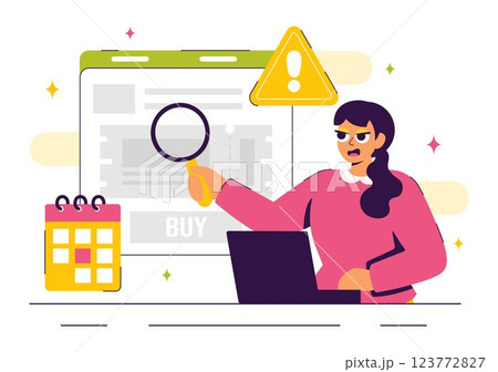 Sold Out Vector Illustration featuring a Shopping Message or Special Offer Indicating Product Unavailability in a Flat Style Cartoon Background 123772827