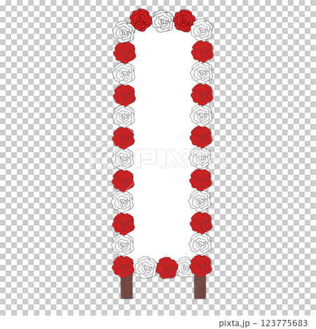 入学式・卒業式などに使える立て看板のイラスト 123775683